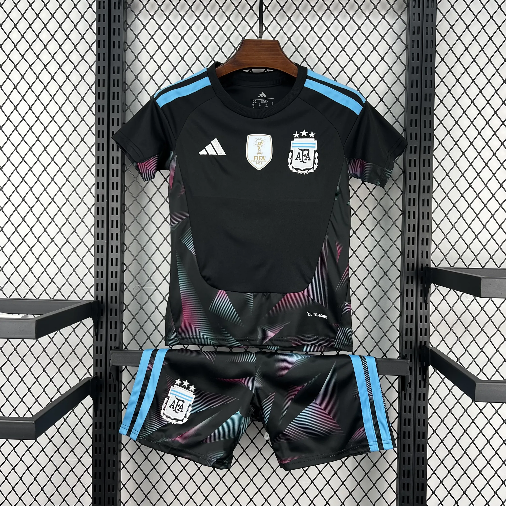 2026 World Cup Argentina Goalkeeper Kids Kit Football Youth Apparels AAAAJersey Supply Yupoo 6 1