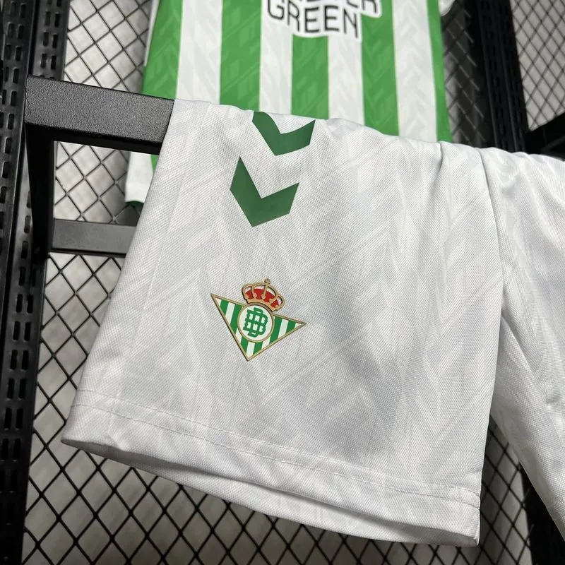 24-25 Real Betis Home Kid Kits Youth Apparels Football AAAAJersey Yupoo 5