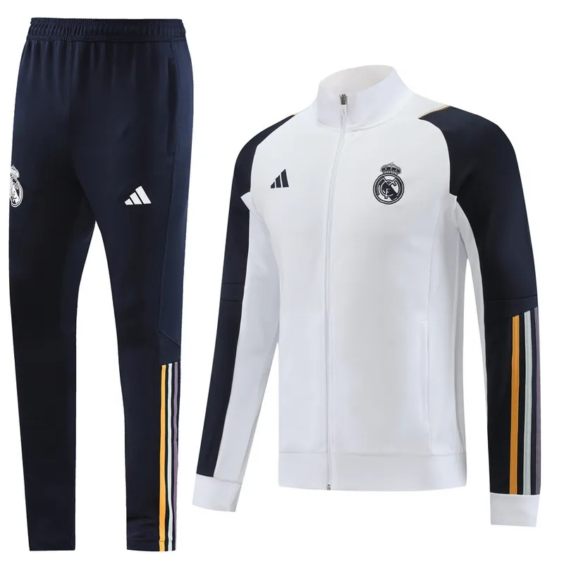 23-24 Real Madrid White Jacket Suits Cheap Jerseys Yupoo 4