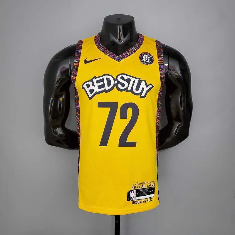 BIGGIE#72 Brooklyn Nets Commemorative Edition Yellow 9
