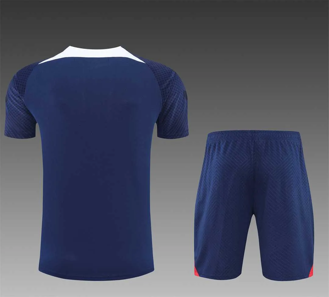 22-23 PSG Training Short Sleeve Kit Blue 6