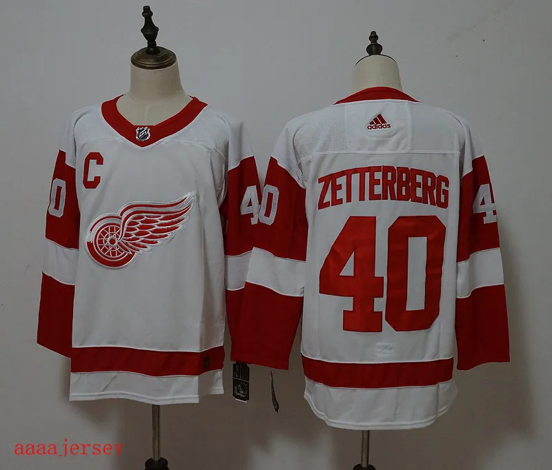 Detroit Red Wings ice hockey jersey M-3XL 底特律红翼队冰球服 6