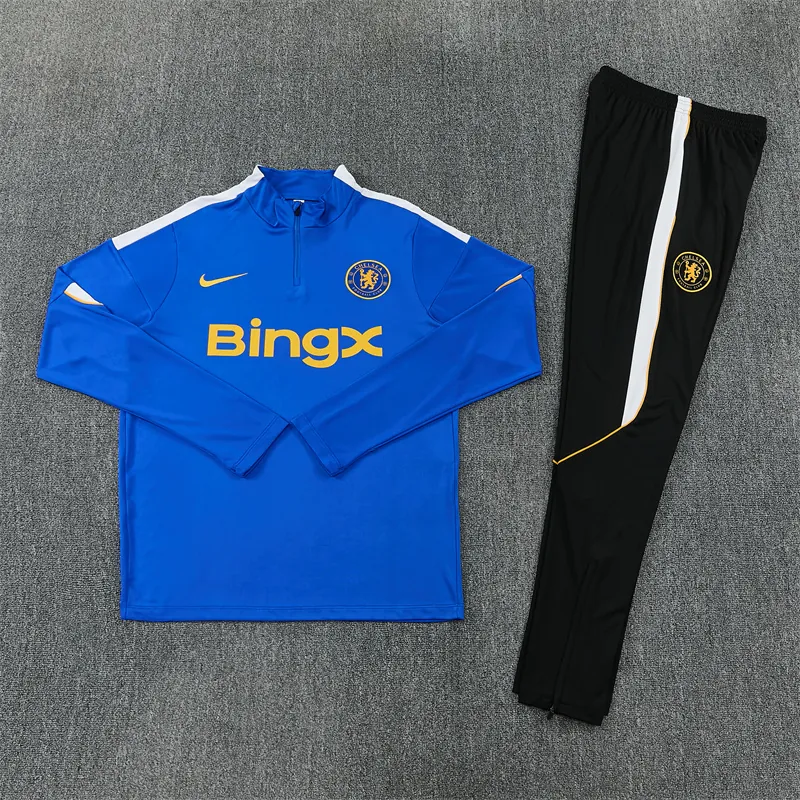 26-27 Chelsea Mens Kit Football Aldult Training Long Sleeve Tracksuit Yupoo 5 2