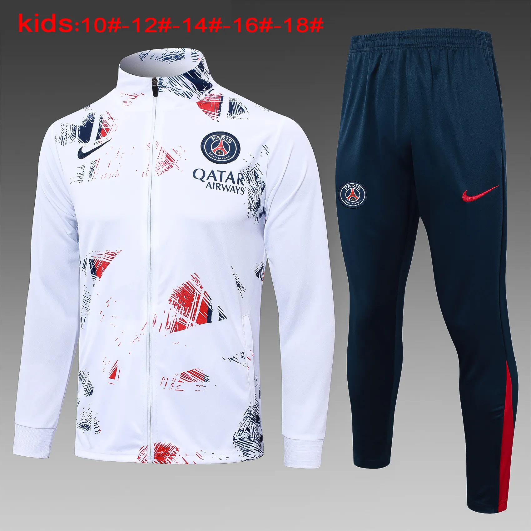 24-25 PSG Kids Jackets Football Shirts 1