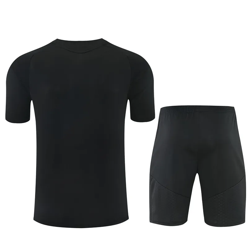 26-27 Real Madrid Aldult Kit Black Football Training Tracksuit Yupoo 5 4