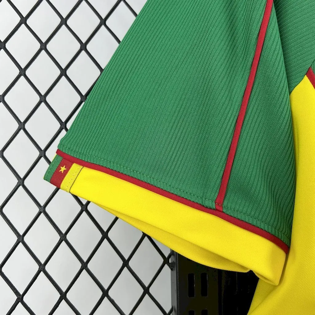 1998 Cameroon Home Retro Kit Vintage Shirt AAAAJersey Supply Yupoo 4