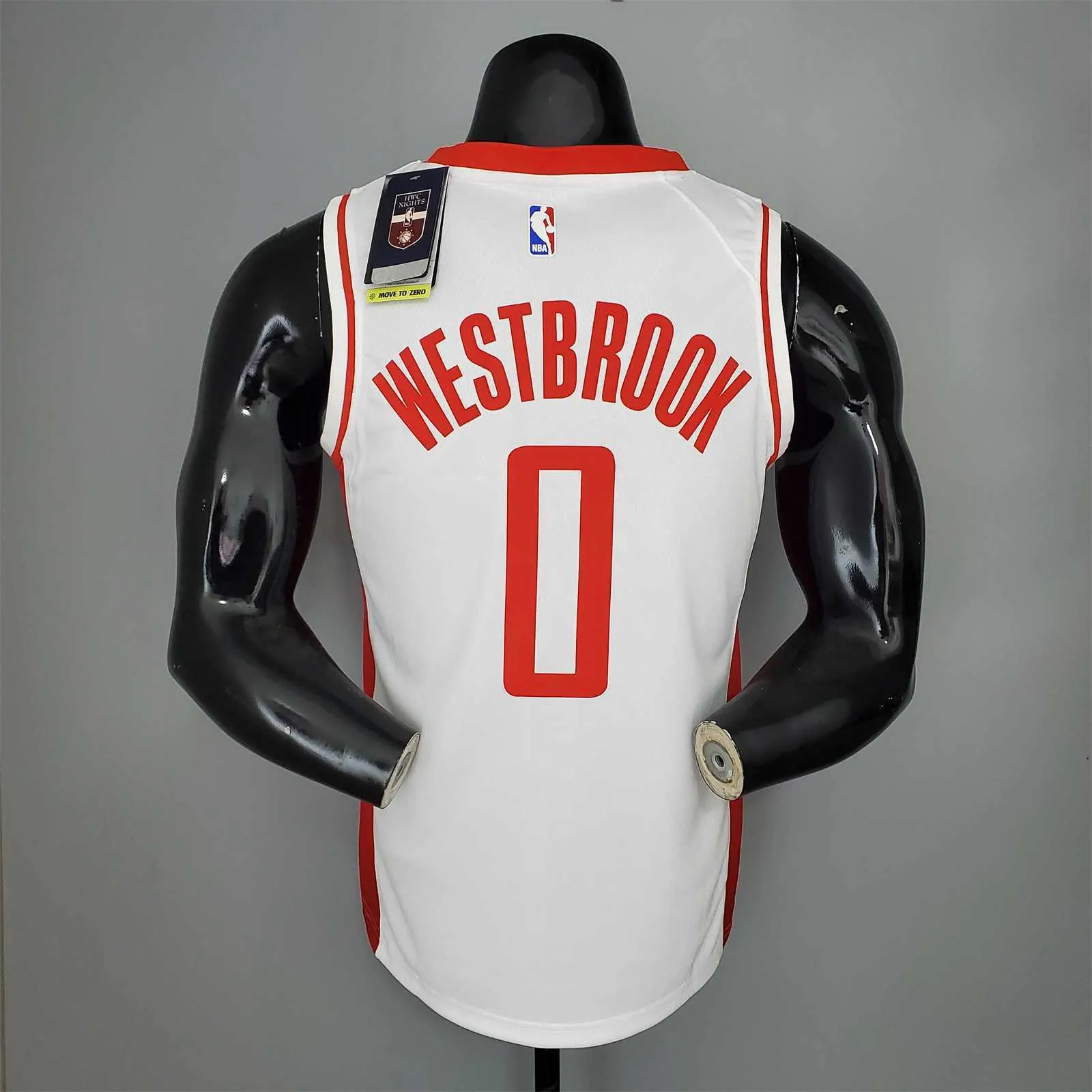 2021 WESTBROOK#0 Rockets White 7