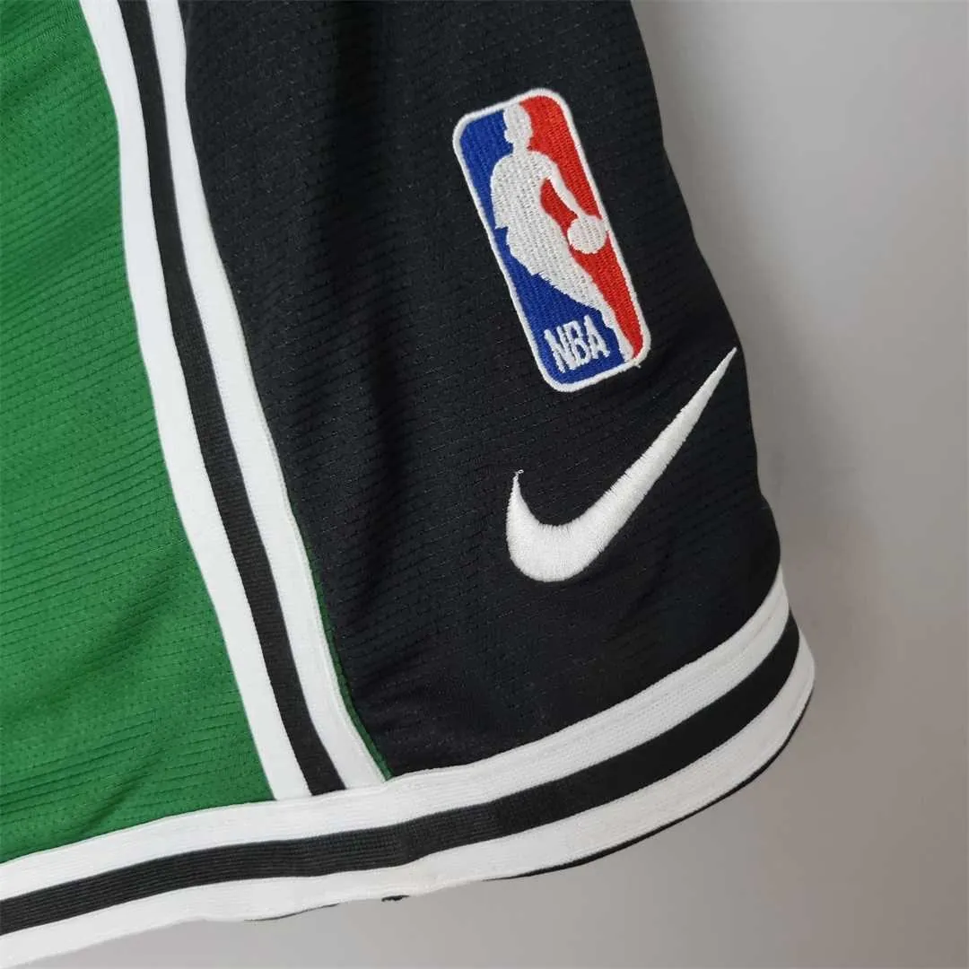 2022 Boston Celtics NBA US Training Shorts Green Black 1