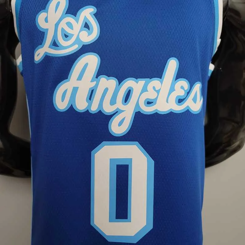 Retro night KUZMA #0 Lakers blue 3