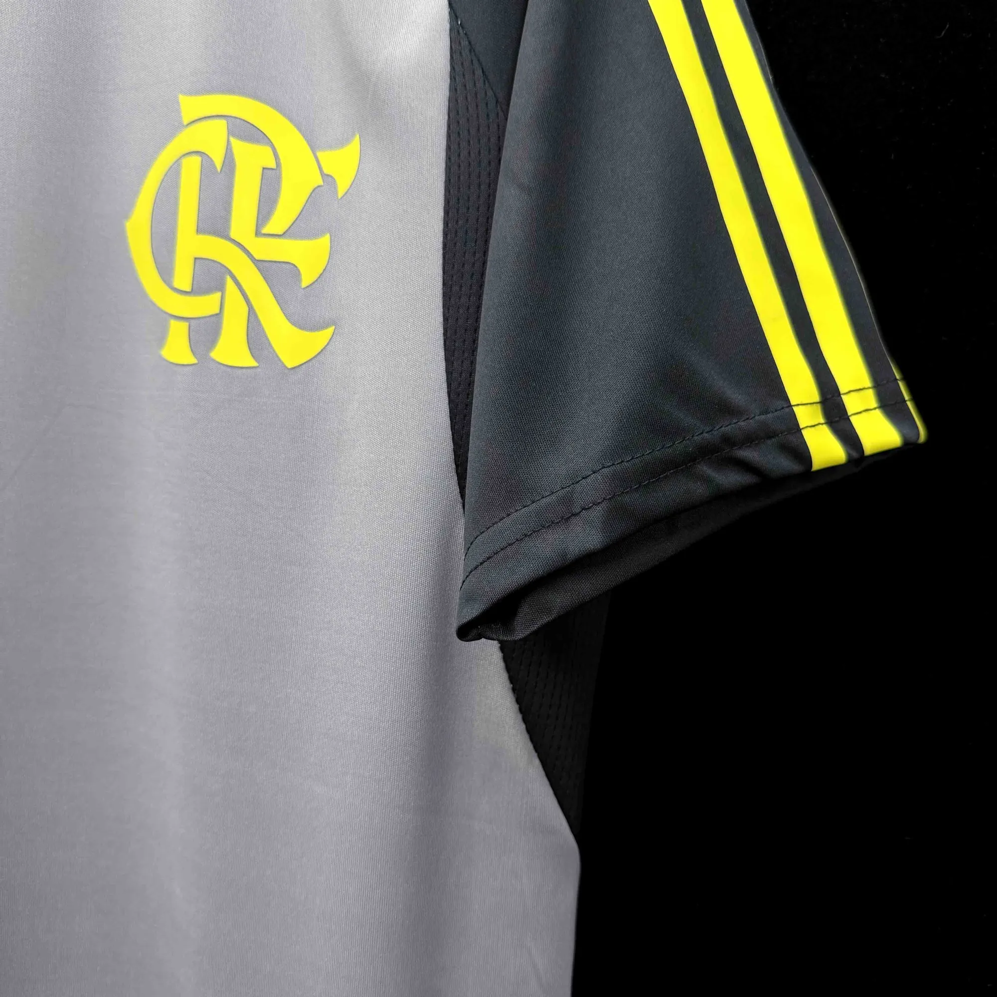 24-25 Flamengo Gray Training Kit Jersey Supplier Yupoo 3
