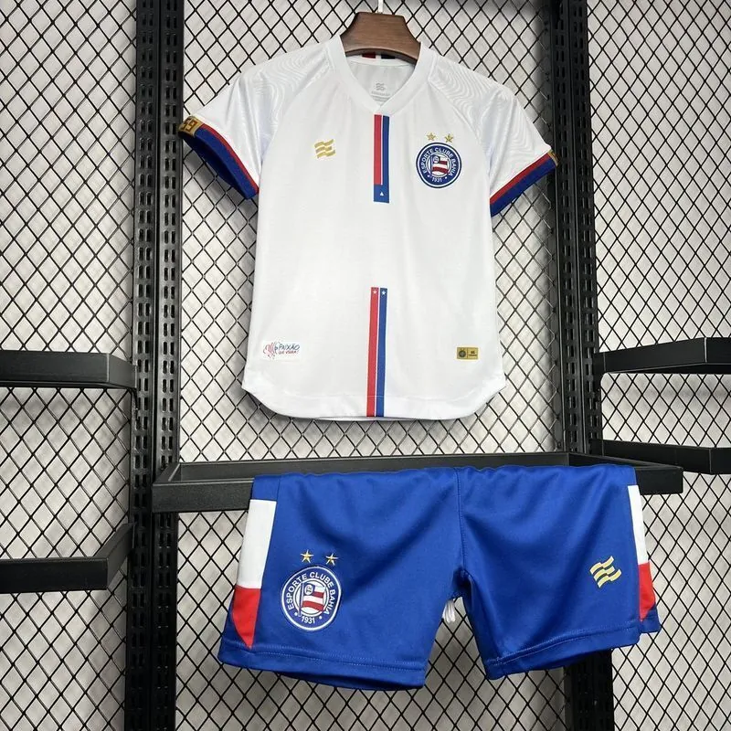 24-25 Bahia Away Kid Kits Youth Apparels Football AAAAJersey Yupoo 4