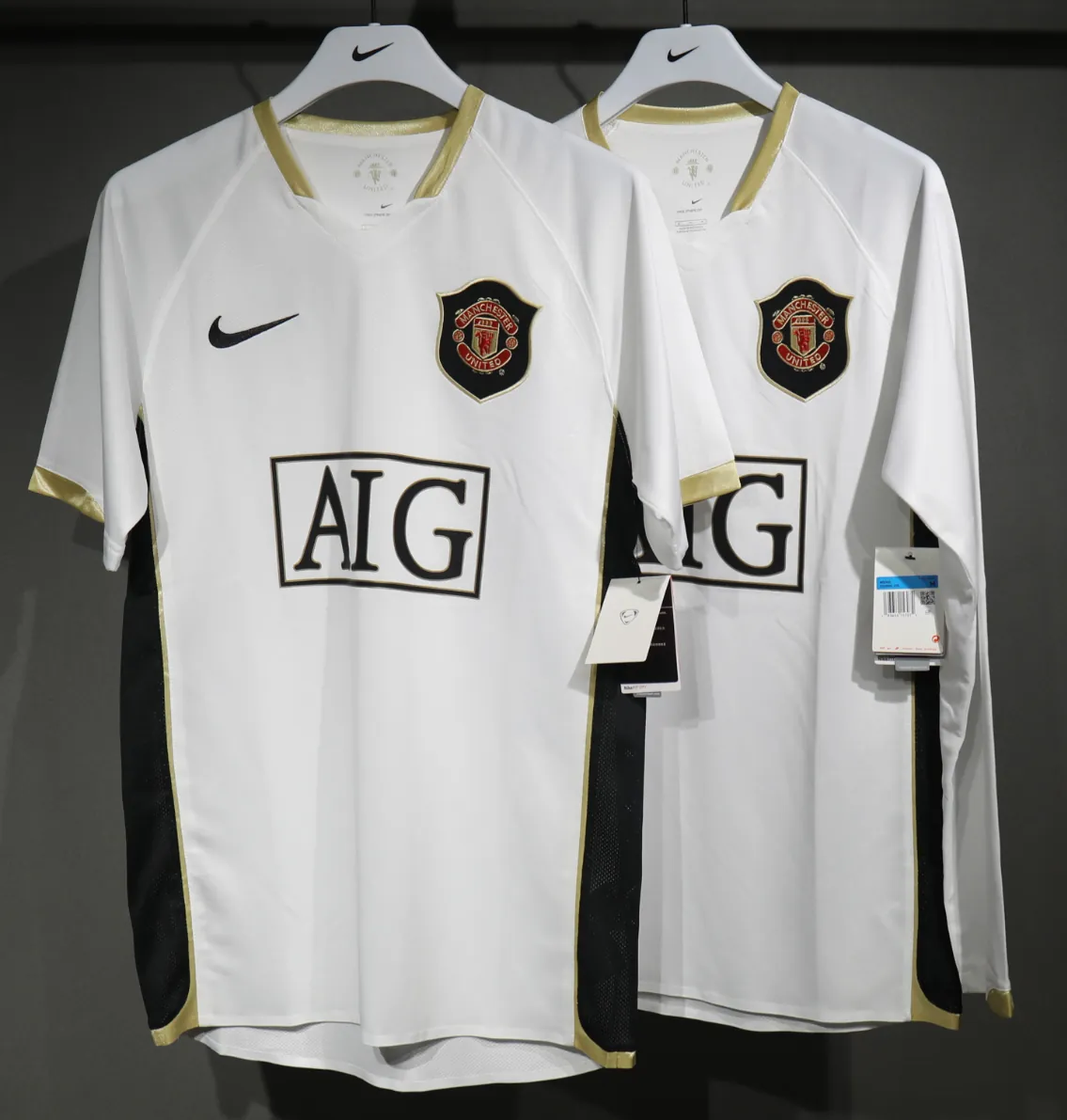 06-07 Manchester United Away Retro Kit Vintage Player Version Sino Shirt AAAAJersey Dropship Yu 5