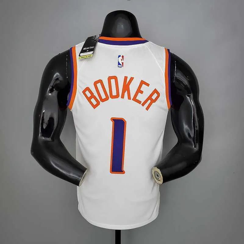 BOOKER#1 Phoenix Suns White 6