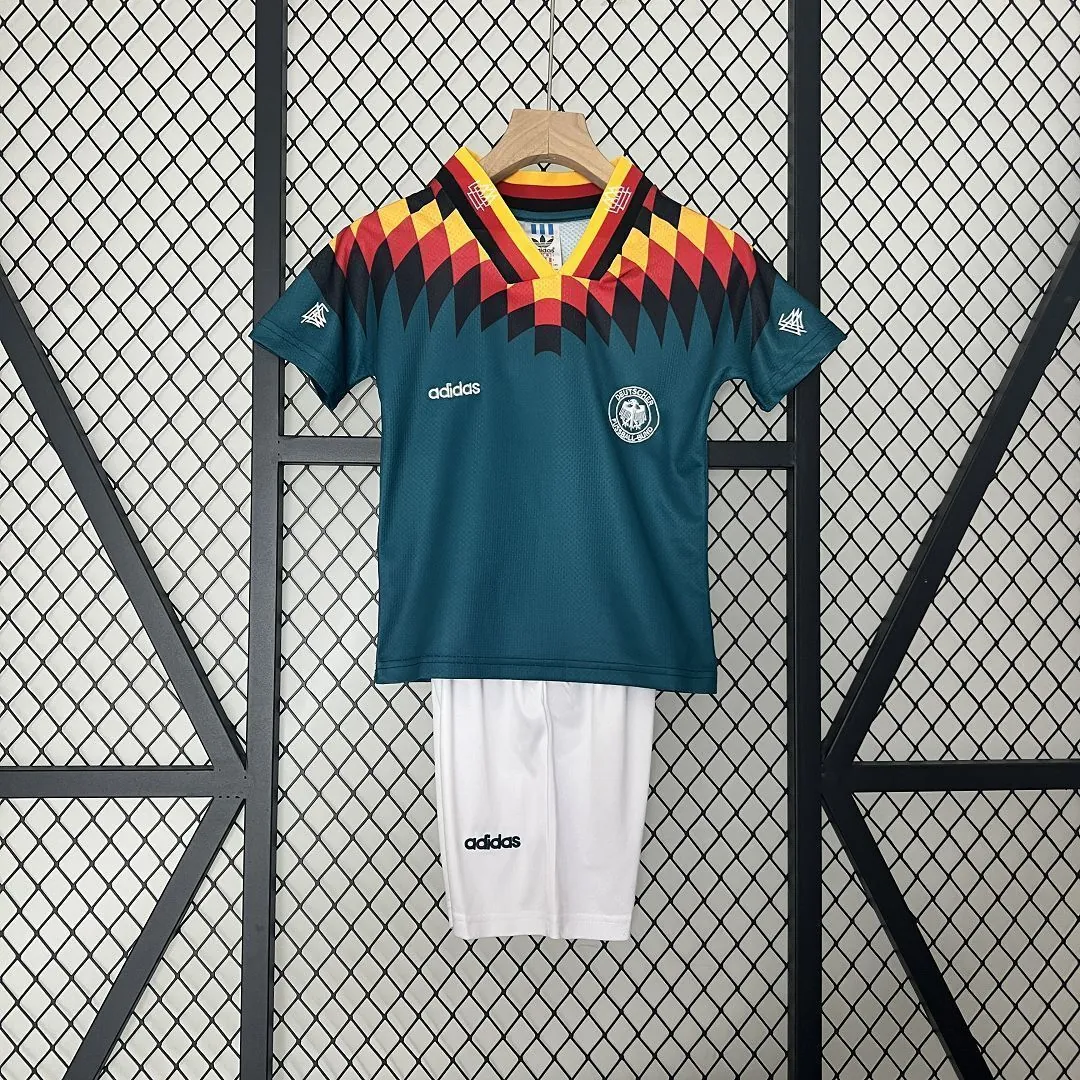 1994 Germany Away Retro Kids Kits Children Sets Football AAAAJerseys Yupoo 10