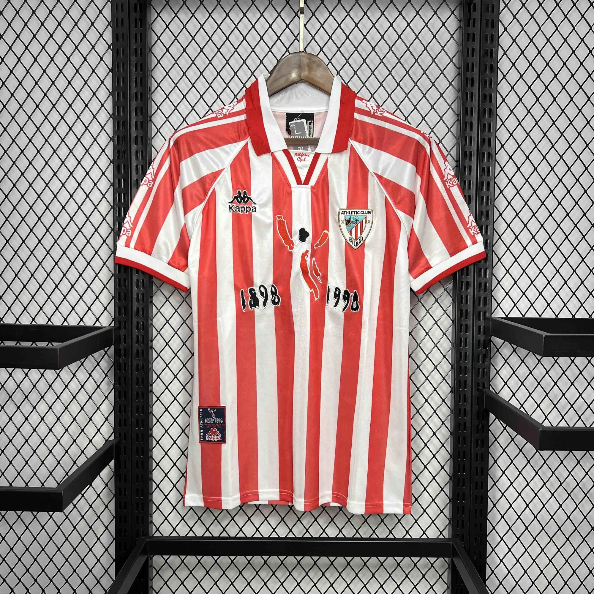 97-98 Athletic Bilbao Home Retro Kit Football Apparel AAAAJerseys Dropshipping Yupoo 6