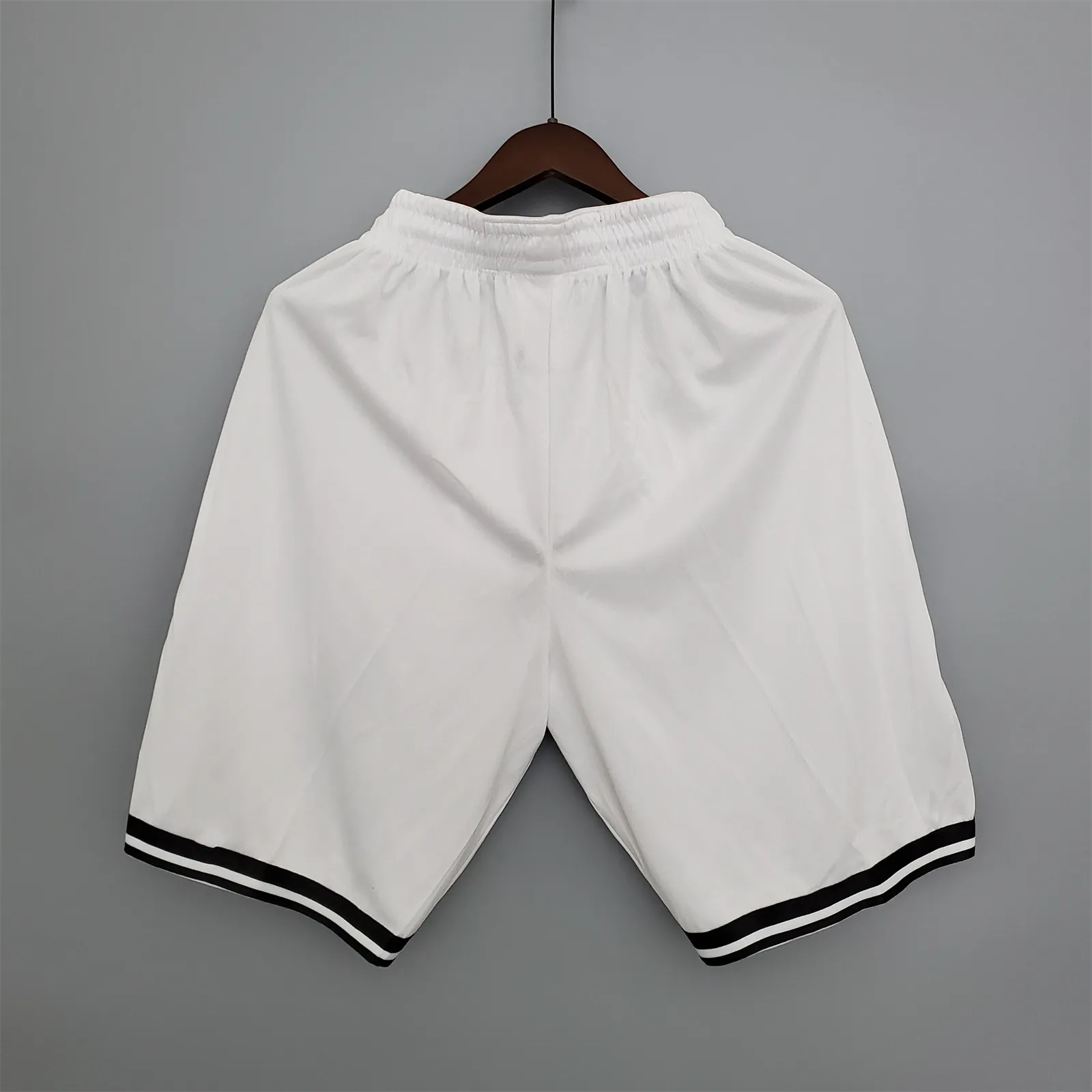 Nets White Shorts 5