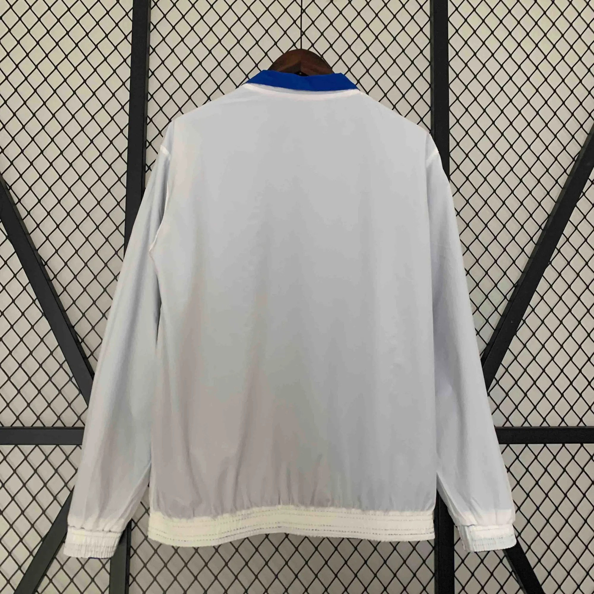 23-24 Roma Reversible Windbreaker White&Blue Double-Sides Jacket Soccer Jerseys For Sale 5