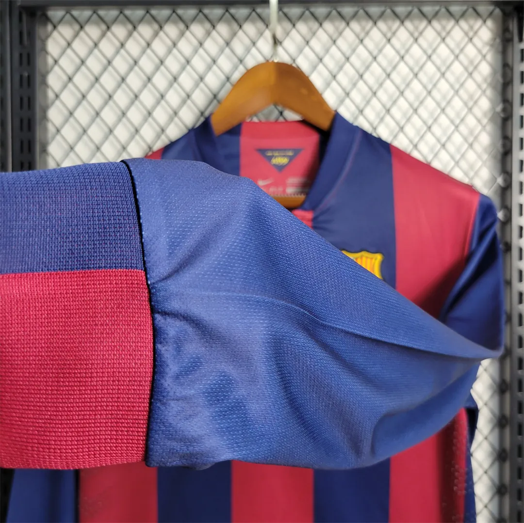 14-15 Barcelona home Long Sleeve 2