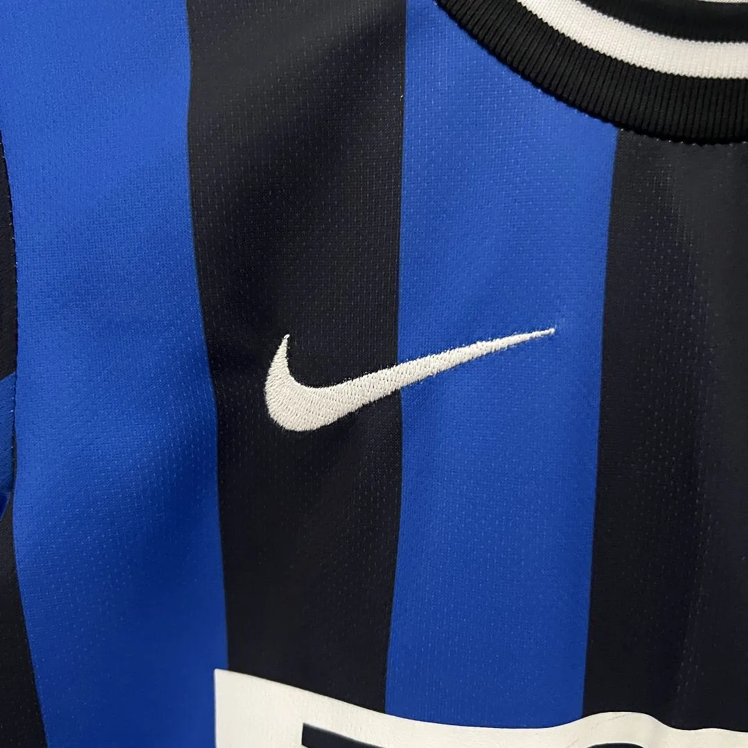 09-10 Inter Milan Home Retro Kids Kits Children Shirt Soccer Jersey Yupoo 3
