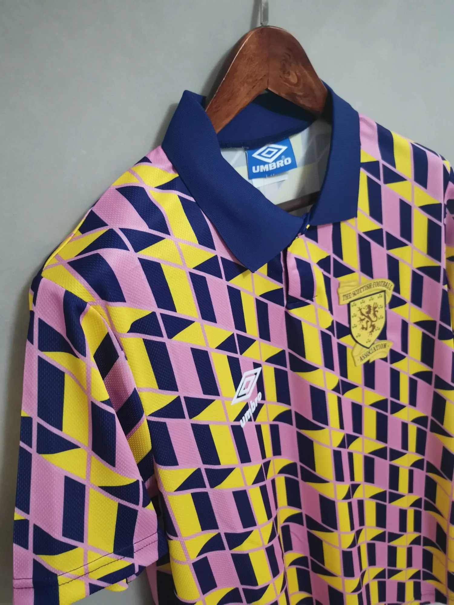 88-89 Scotland third away soccer jersey 5