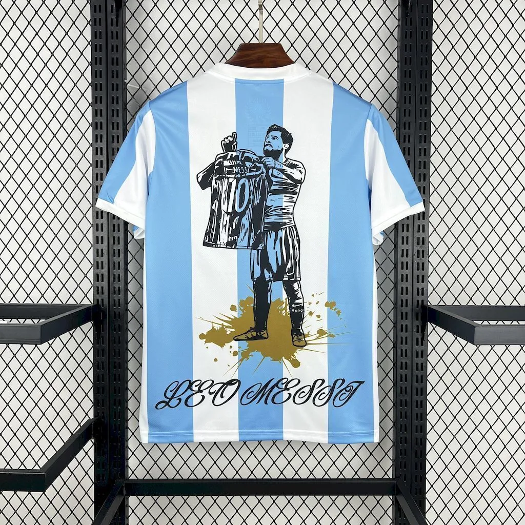 2024 Argentina Leo Messi Special Edition T-Shirt Football Apparels Soccer AAAAJersey Yupoo 3