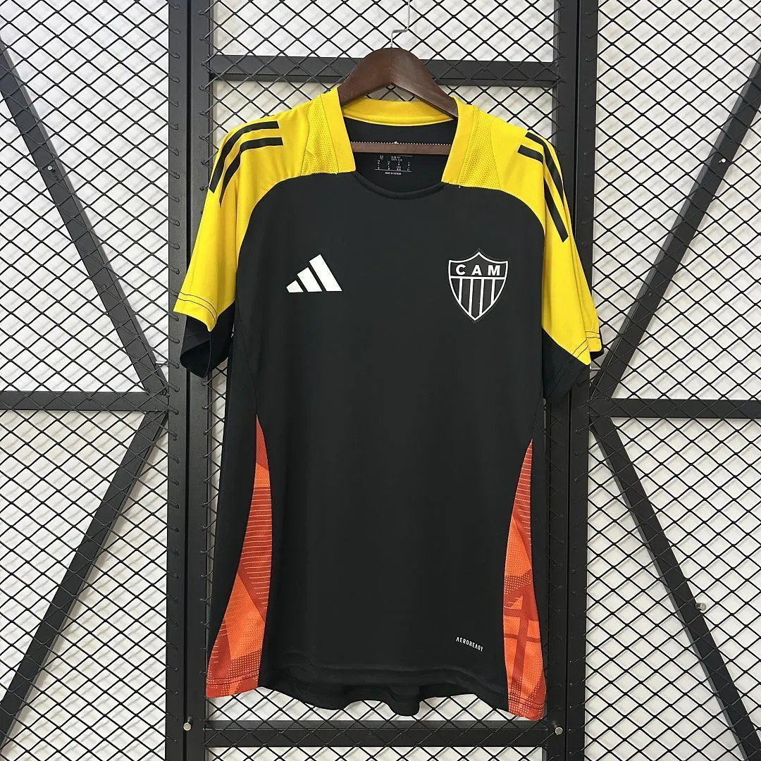 25-26 Atlético Mineiro Training Black Kit Soccer T-Shirt AAAAJersey Dropship Yupoo 9