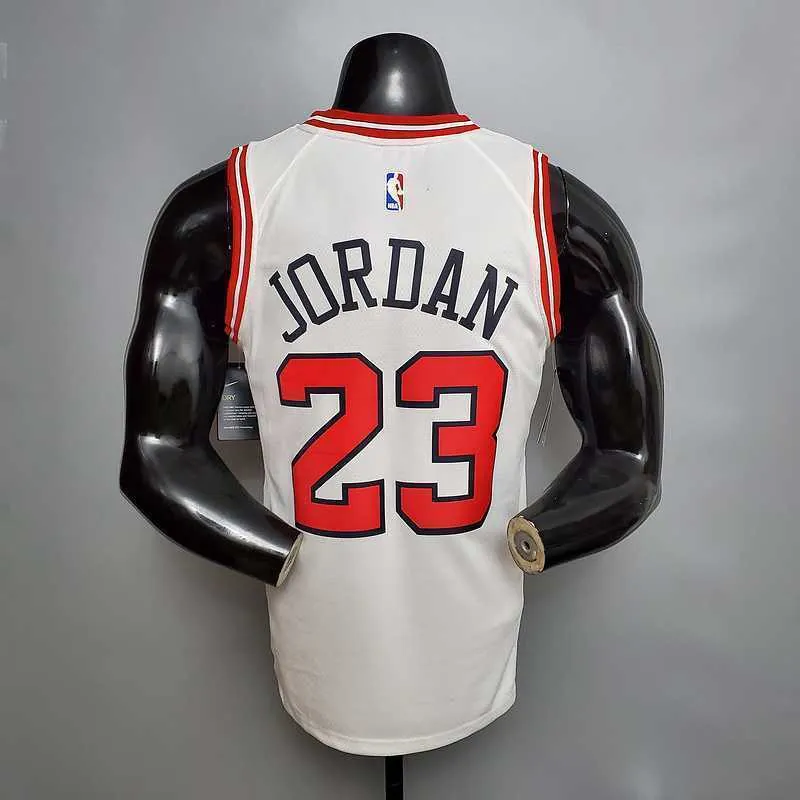 Jordan #23 Chicago Bulls white 6