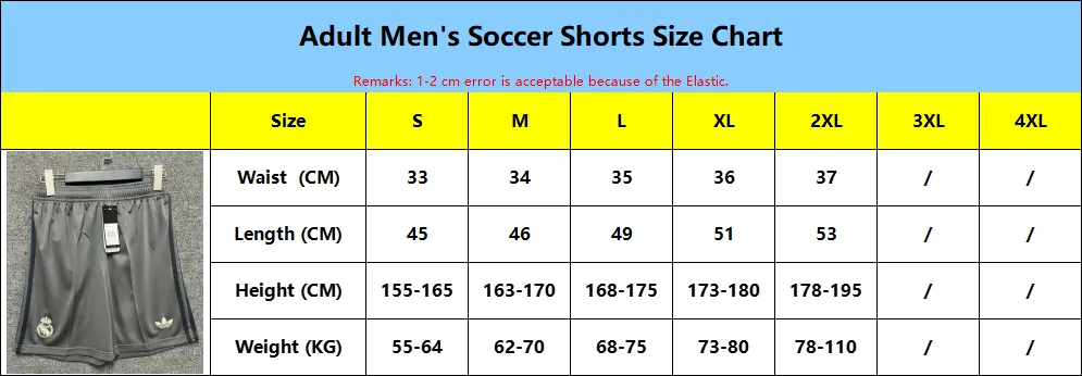 All Products Size Chart 13