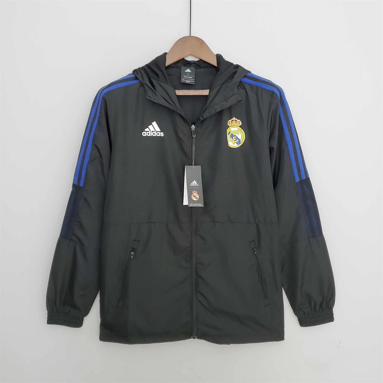 22-23 Real Madrid black windbreaker 8