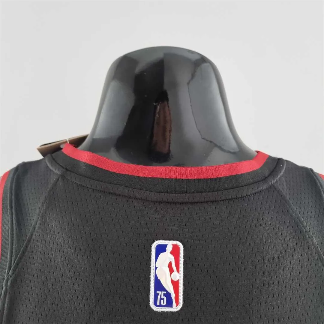 75th Anniversary Miami Heat ADEBAYO#13 black NBA Jersey 2