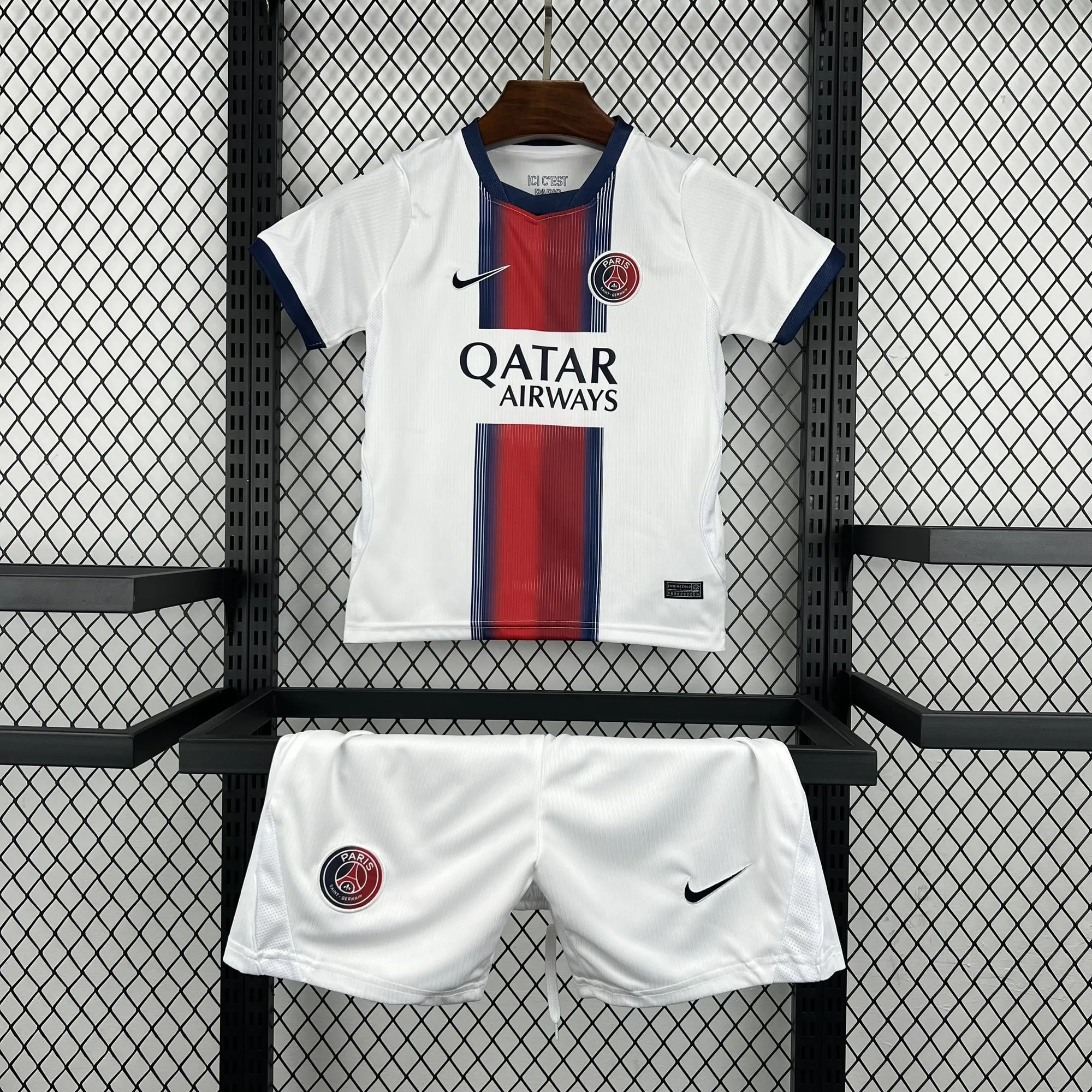 26-27 PSG Away Kid Kits Youth Football Apparels AAAAJersey Supply Yupoo 6 2