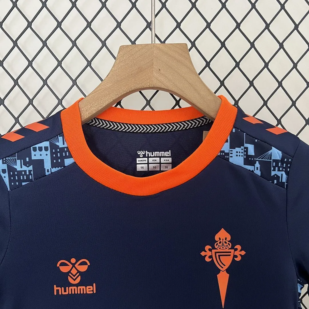 24-25 Celta Away Kid Kits Youth Apparels Football AAAAJersey Yupoo 1