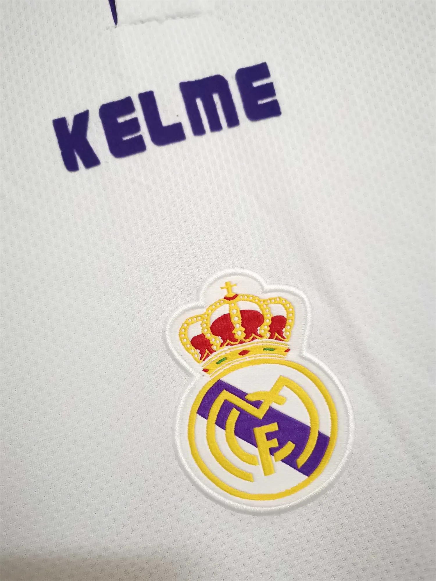 97-98 Real Madrid home champions league white champions 5