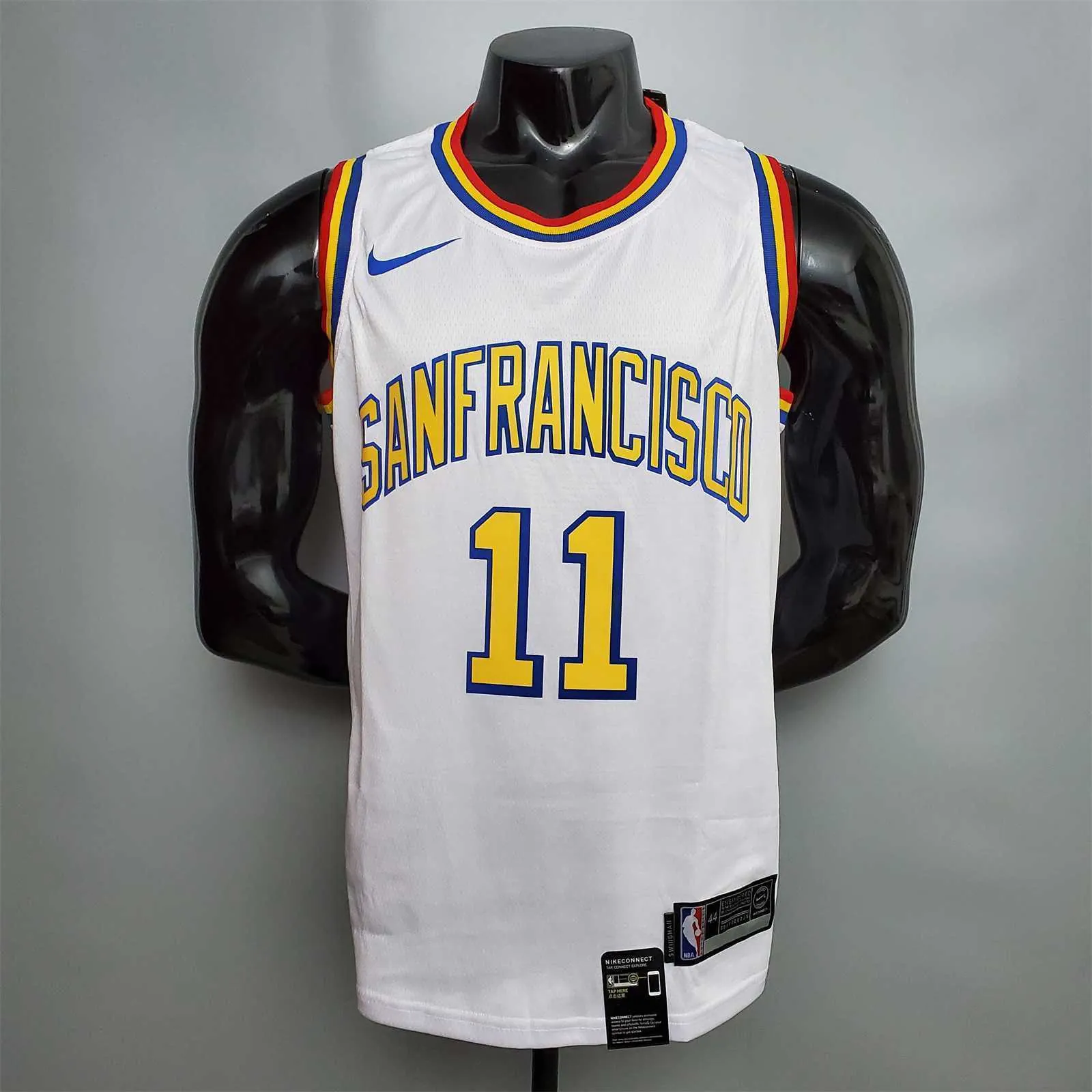Thompson #11 Golden State Warriors Retro white 7