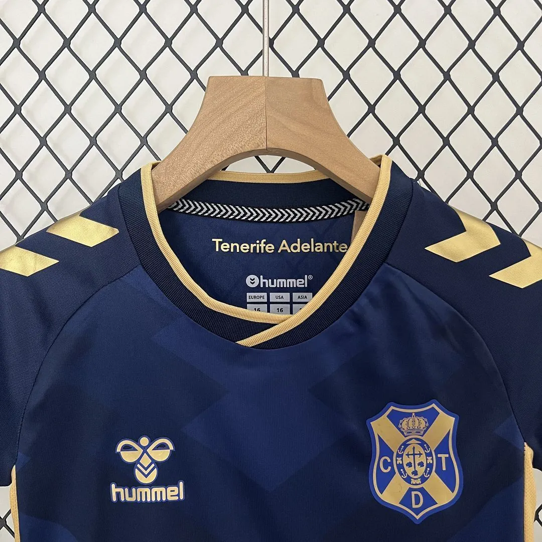 24-25 Tenerife Away Kid Kits Youth Apparels Football AAAAJersey Yupoo 5