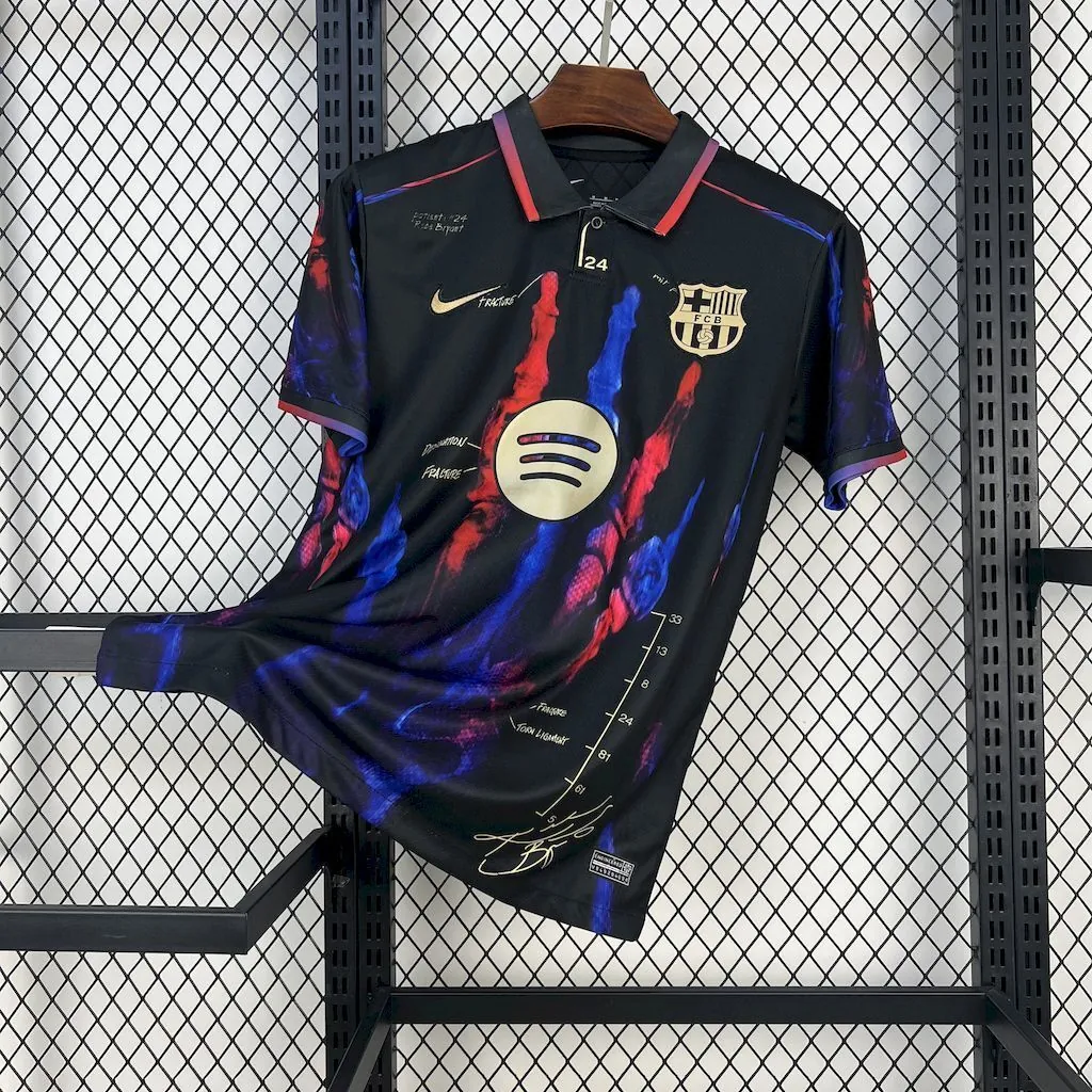 25-26 Barcelona Dark X-Ray Special Edition Shirt Football Uniform AAAAJersey Yupoo 6