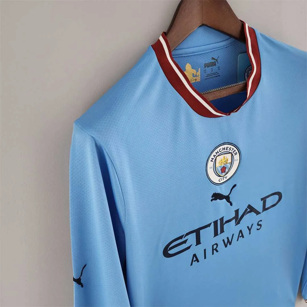 22-23 Manchester City home long sleeve 8