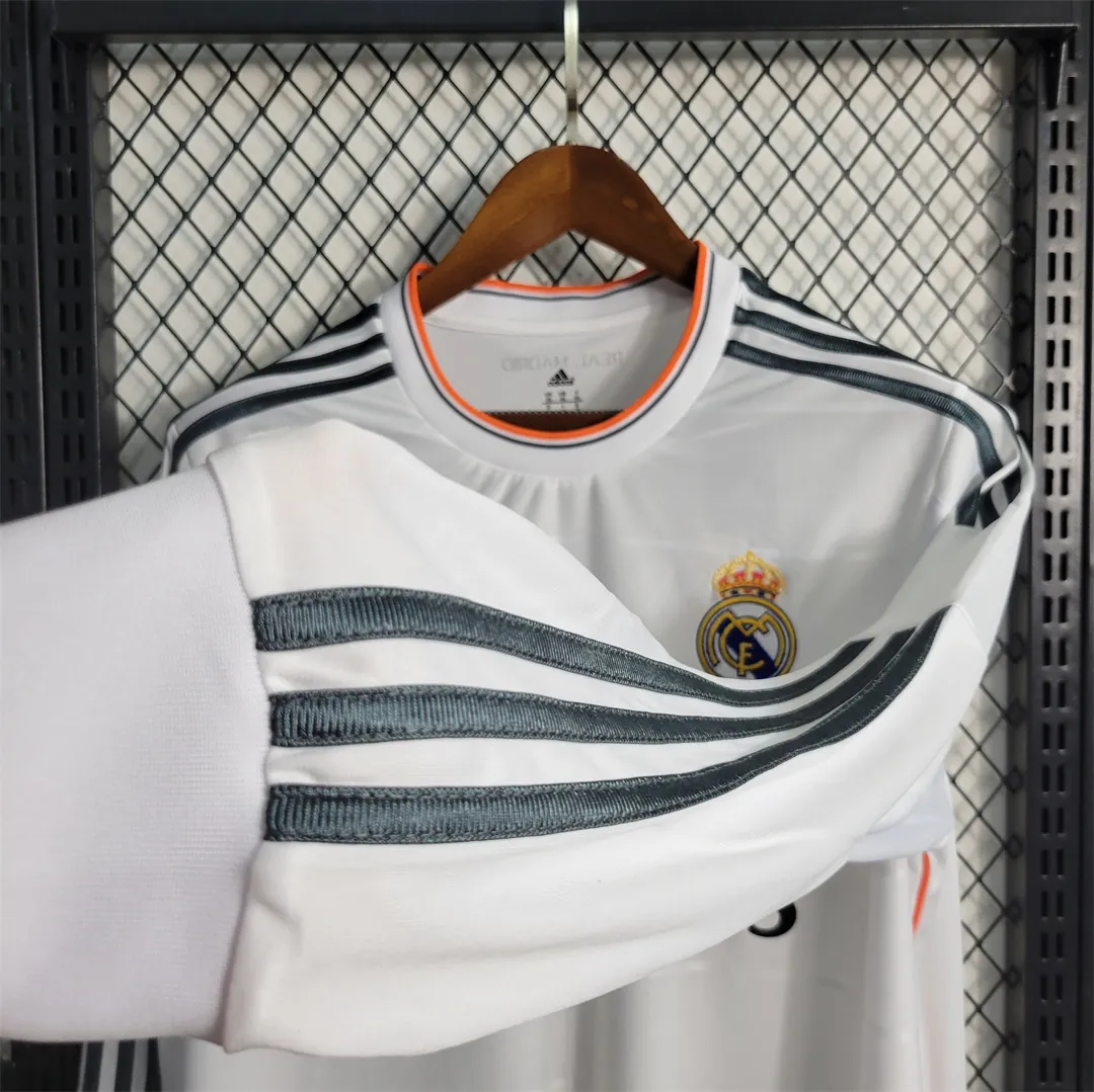 13-14 Real Madrid home long sleeves 6