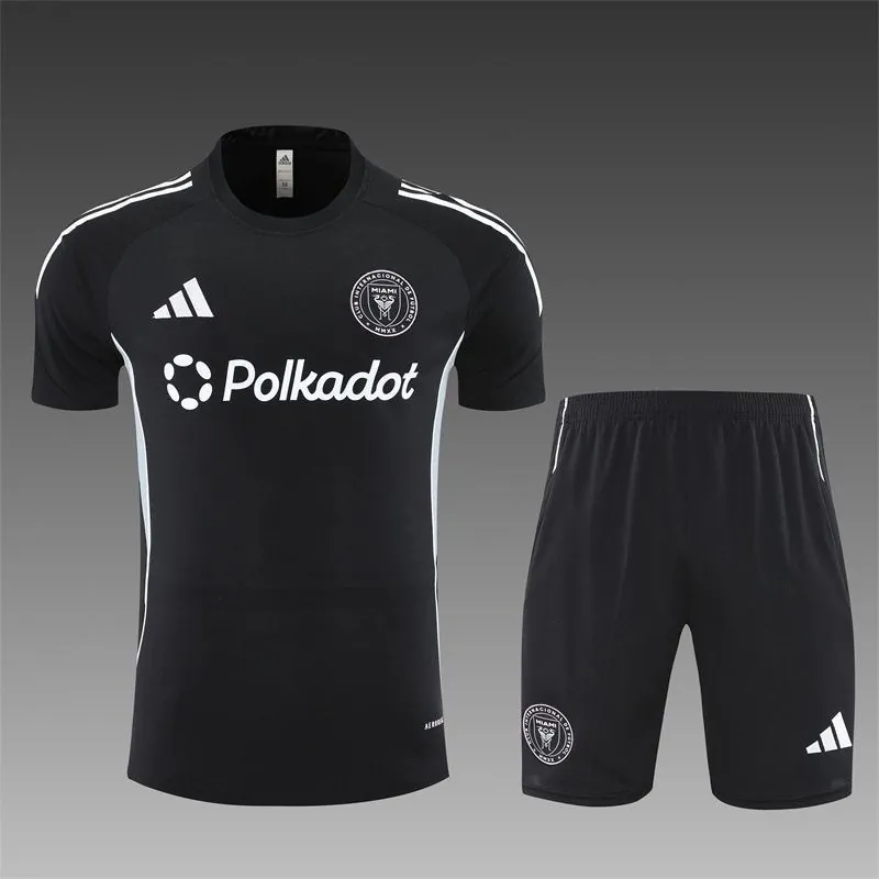 25-26 Inter Miami Black Training Kits Football Tracksuits 3