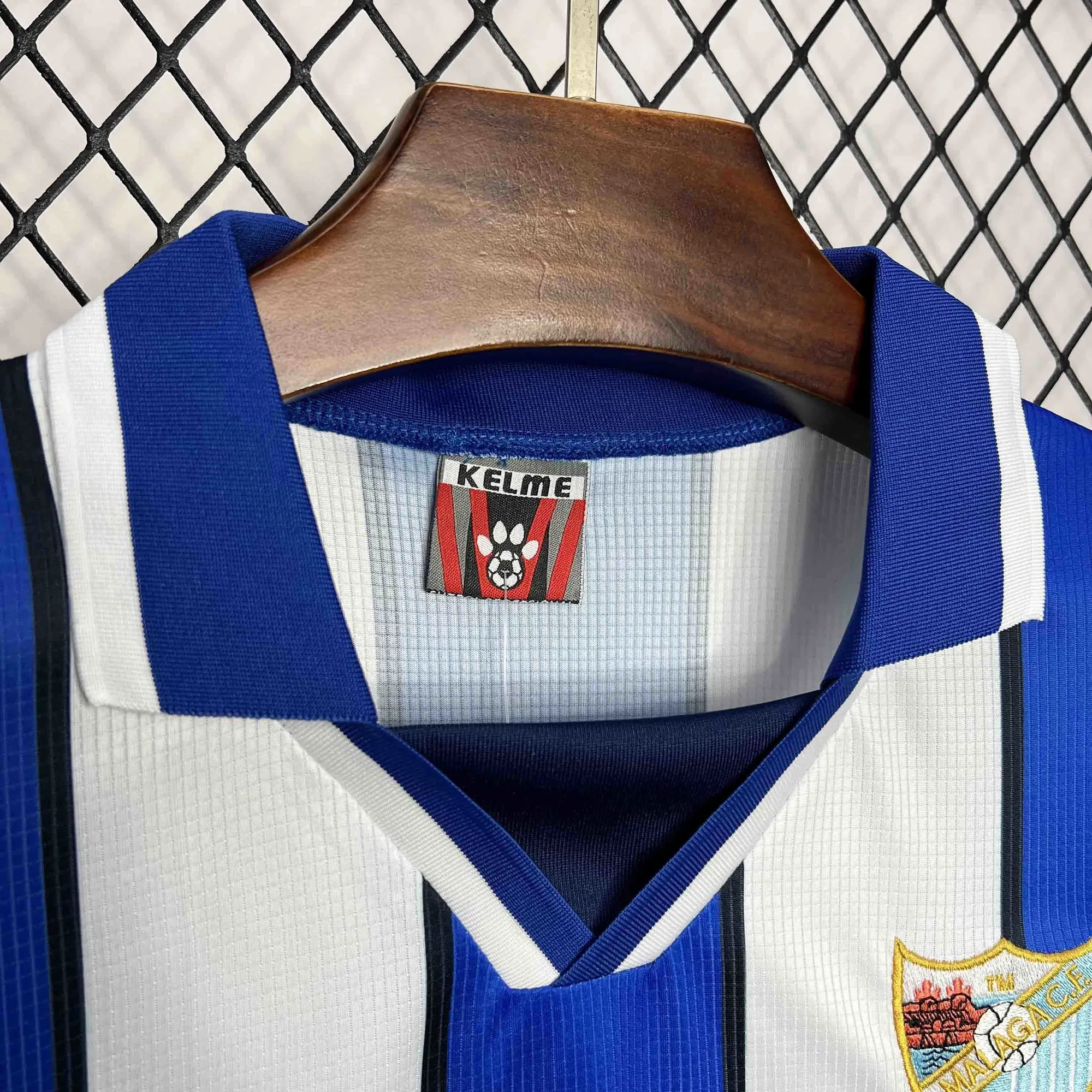 97-98 Malaga Home Retro Kit Vintage Shirt Football AAAAJersey Yupoo 4