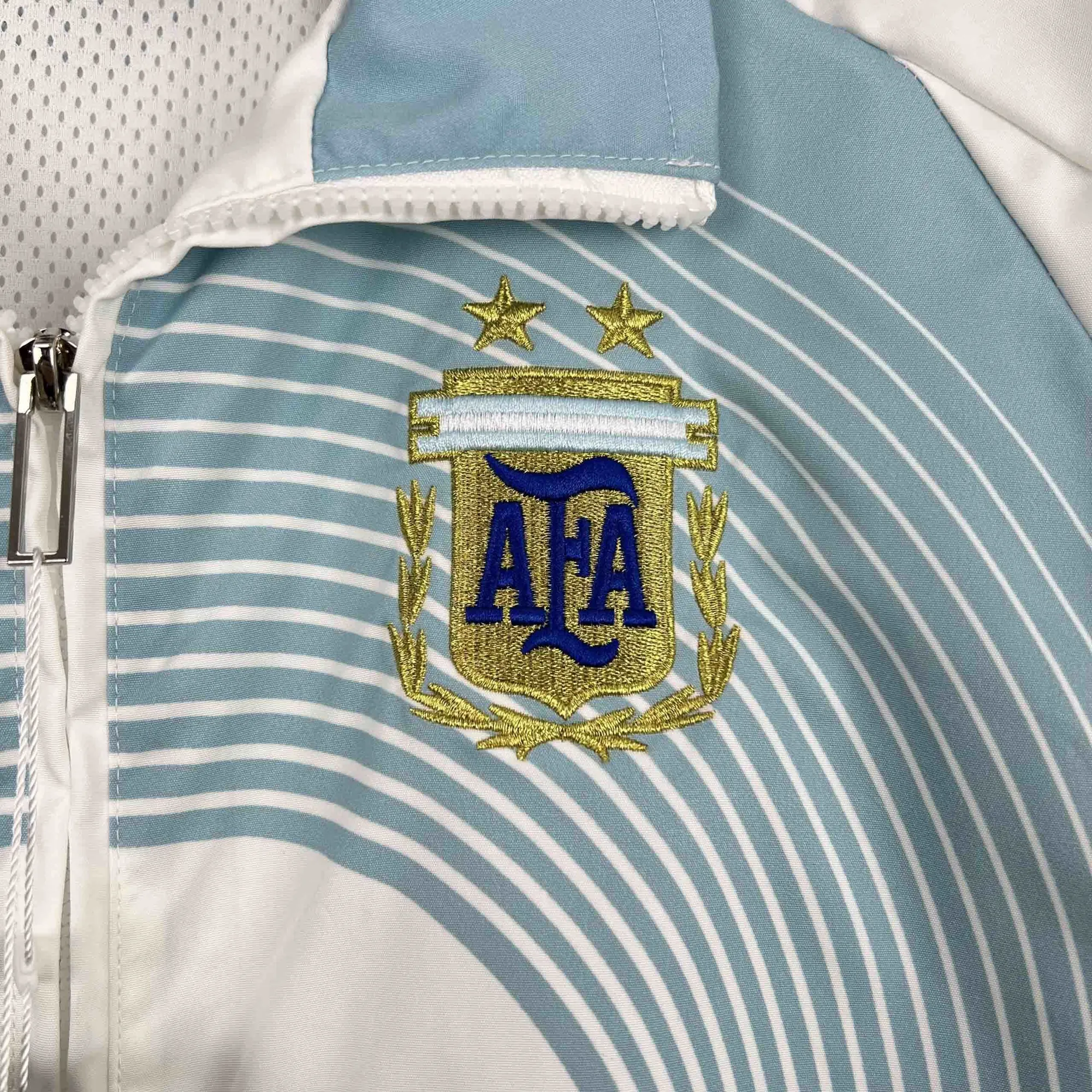 2025 Argentina White Blue Windbreaker Jacket AAAAJersey Supply Yupoo 4