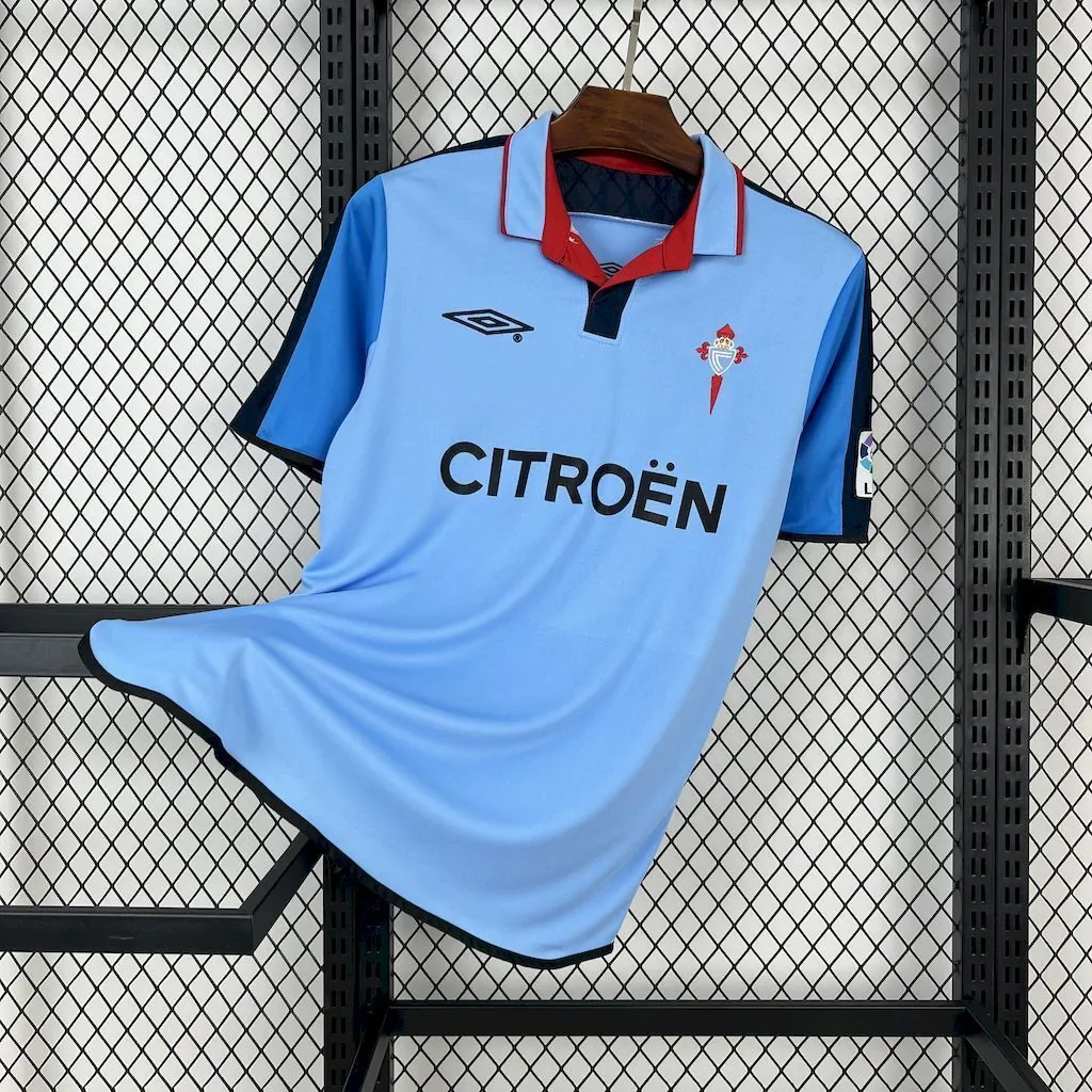 03-04 Celta de Vigo Home Retro Kit Vintage Shirt AAAAJersey Supplier Yupoo 6