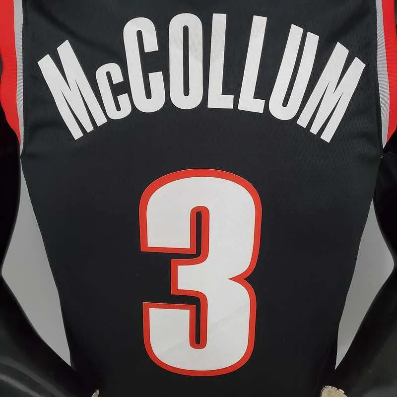 2021 McCOLLUM#3 Trail Blazers Home black 6