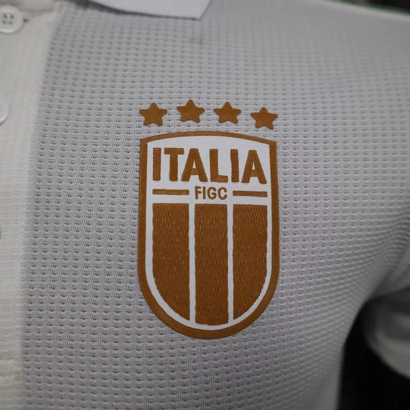 2024 Italy White Special Edition Player Version Polo Shirt Football Apparel AAAAJersey Wholesal 1