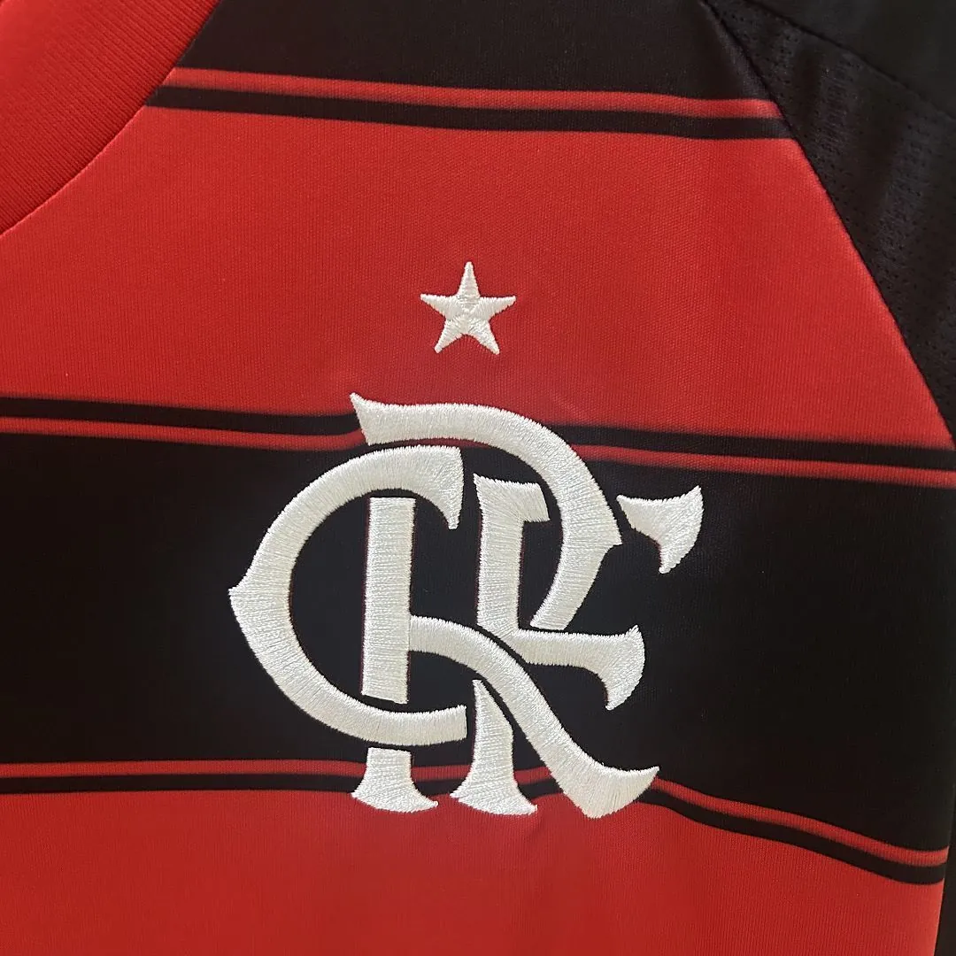 25-26 Flamengo Home Long Sleeve Kit Soccer T-Shirt AAAAJersey Dropship Yupoo 5