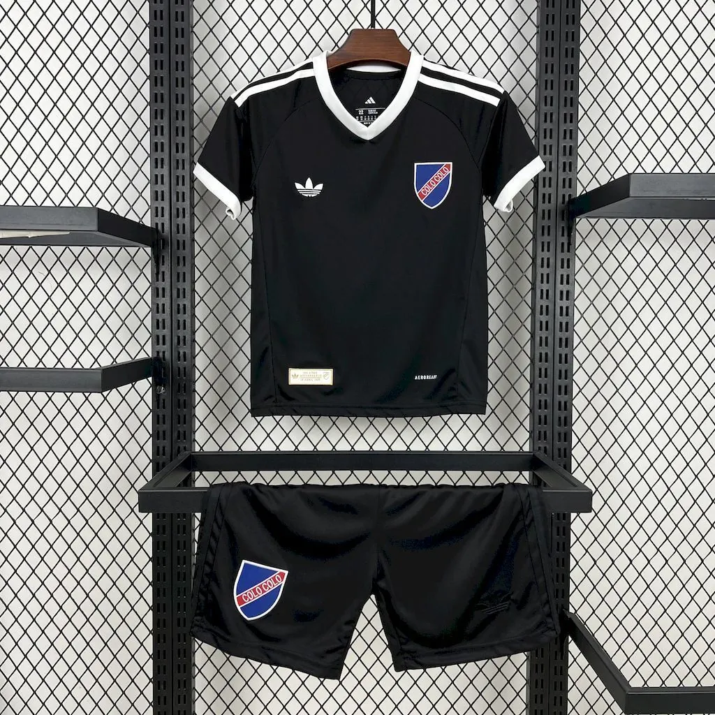 25-26 Colo Colo 100th Anniversary Black Kid Kits Youth Apparels AAAAJersey Wholesale Yupoo 11