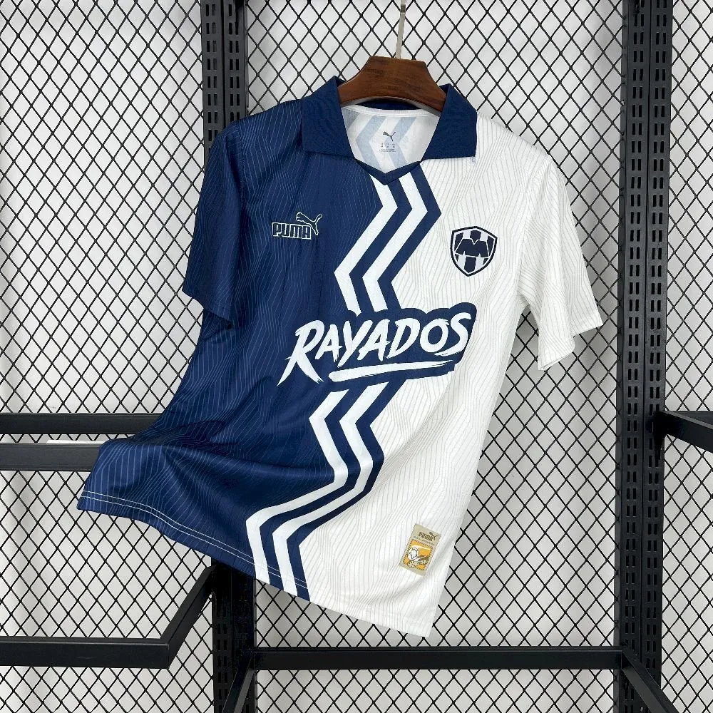 25-26 Monterrey White Special Edition Kit Soccer T-Shirt AAAAJersey Supply Yupoo 7