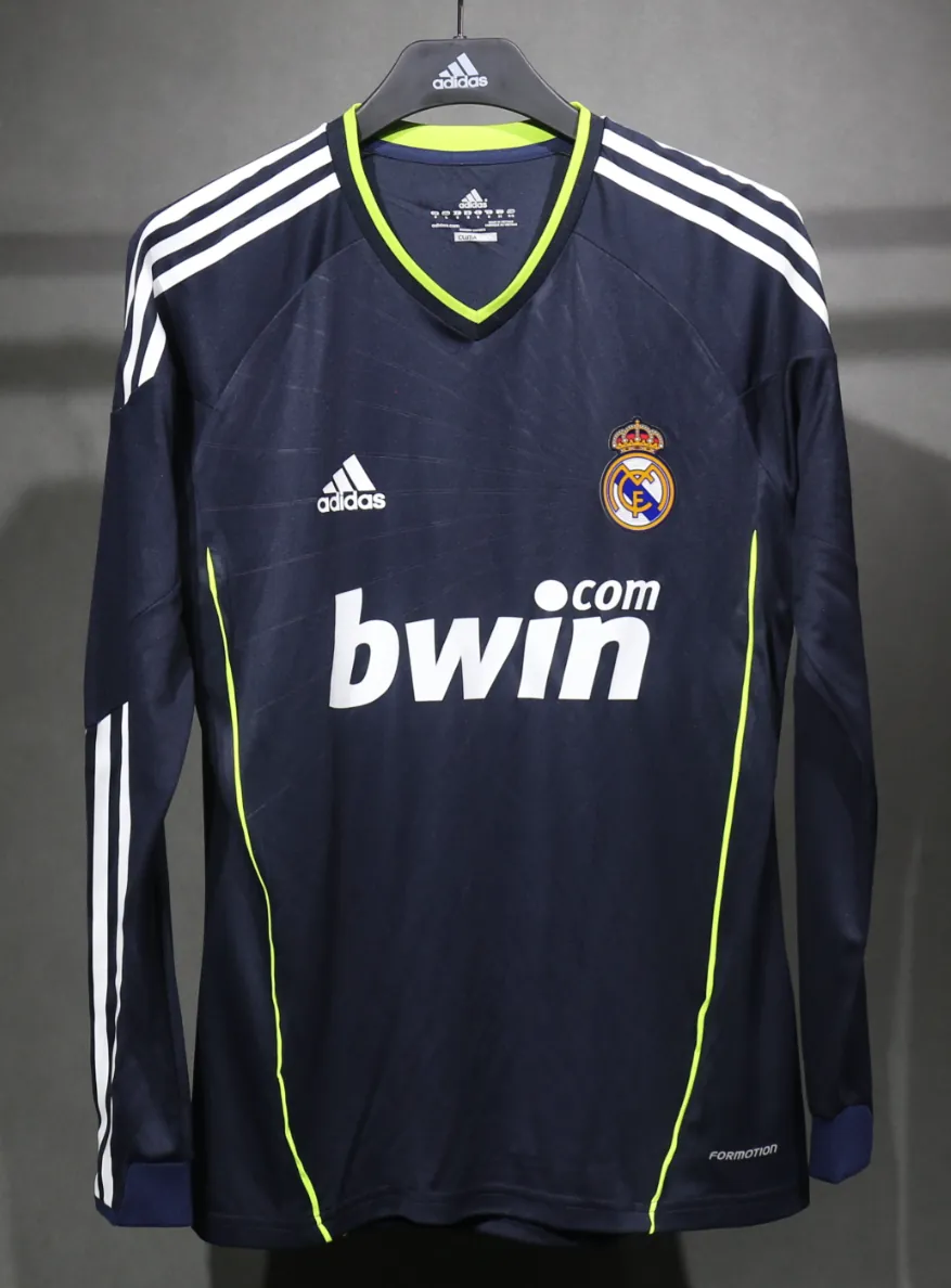 10-11 Real Madrid Away Retro Kit Vintage Player Version Long Sleeve Shirt AAAAJersey Dropship Y 4