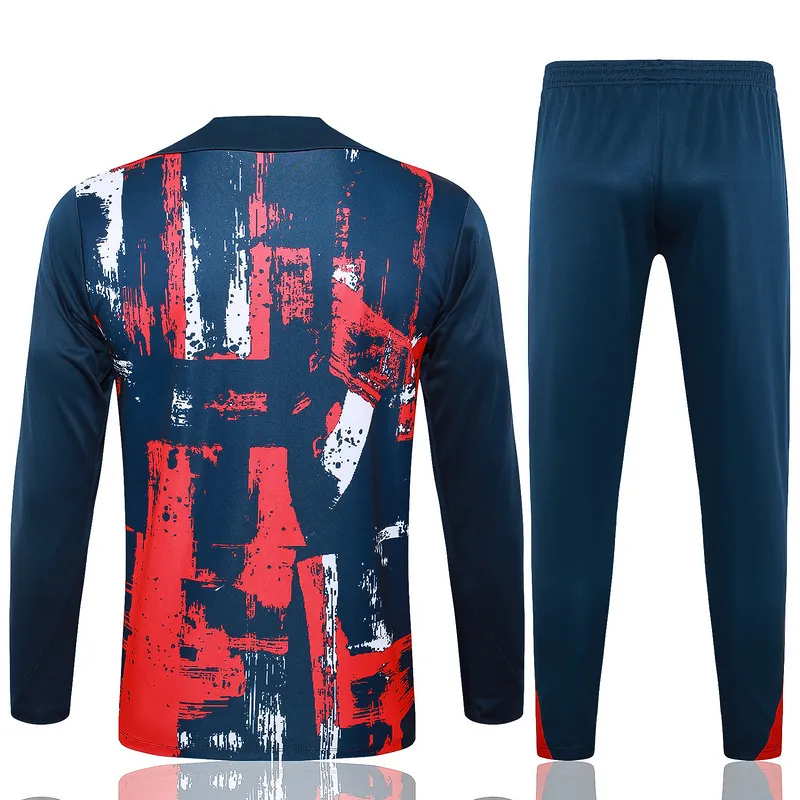 24-25 PSG Long Sleeve Training Suit Football Shirts 1