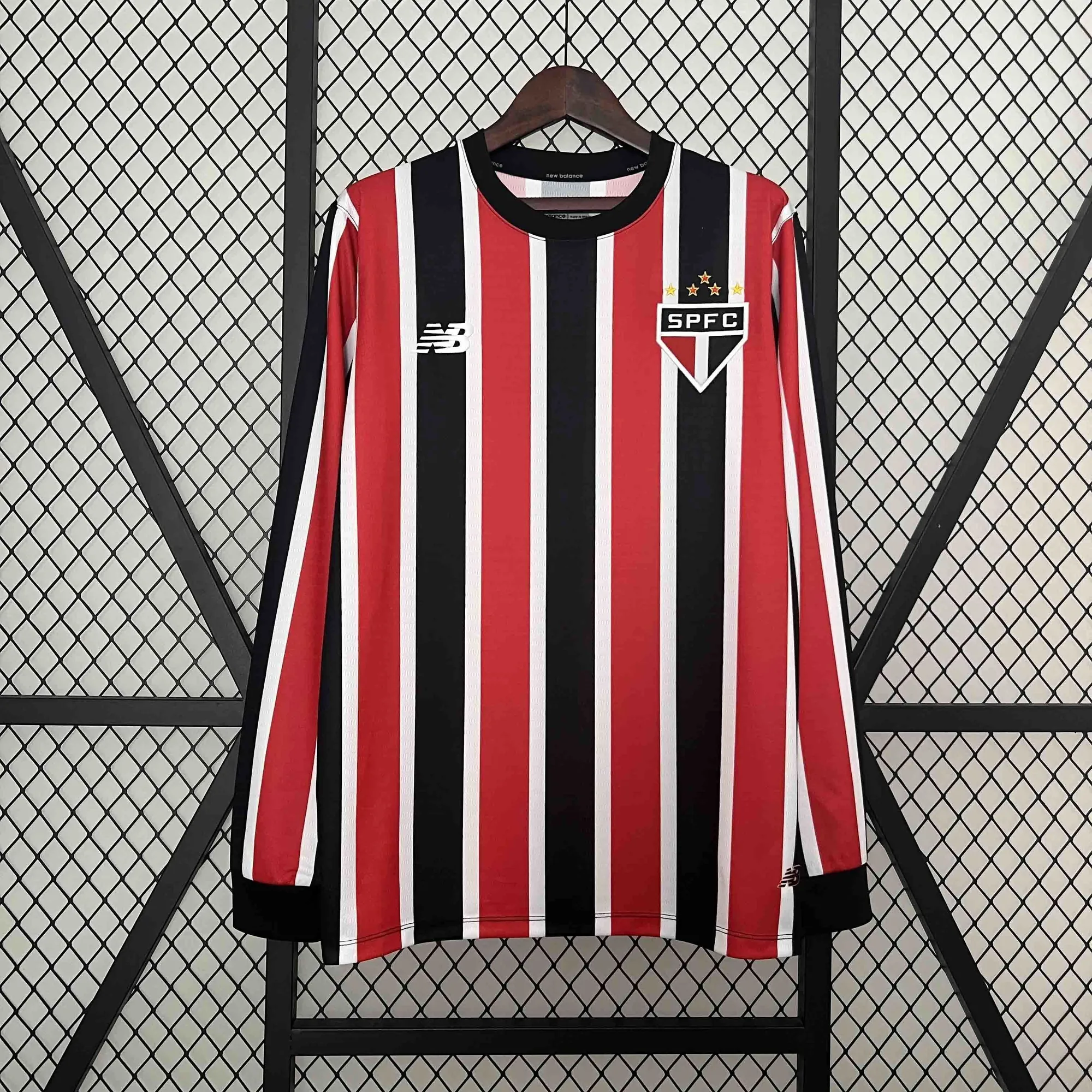 24-25 Sao Paulo Away Kit Long Sleeve Shirt Football AAAAJersey Supplier 6